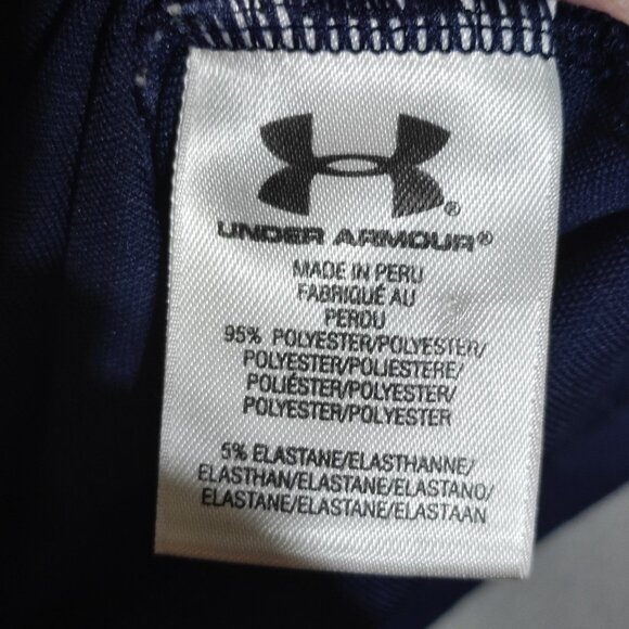 Under Armour polo shirt men's size XL blue colour HeatGear active wear / golf - Picture 6 of 11